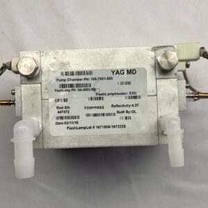 Cynosure Apogee Elite Laser Head, Pump Chamber Yag MD 100-7001-950 With Lamps